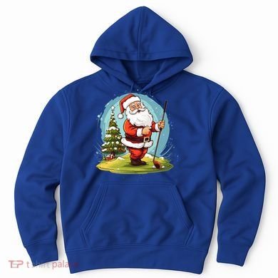Christmas Santa Claus Golf Xmas Gift Hoodie