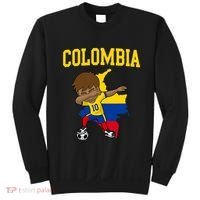 Colombia Soccer Colombian Football Dabbing Sweatshirt thumb 0