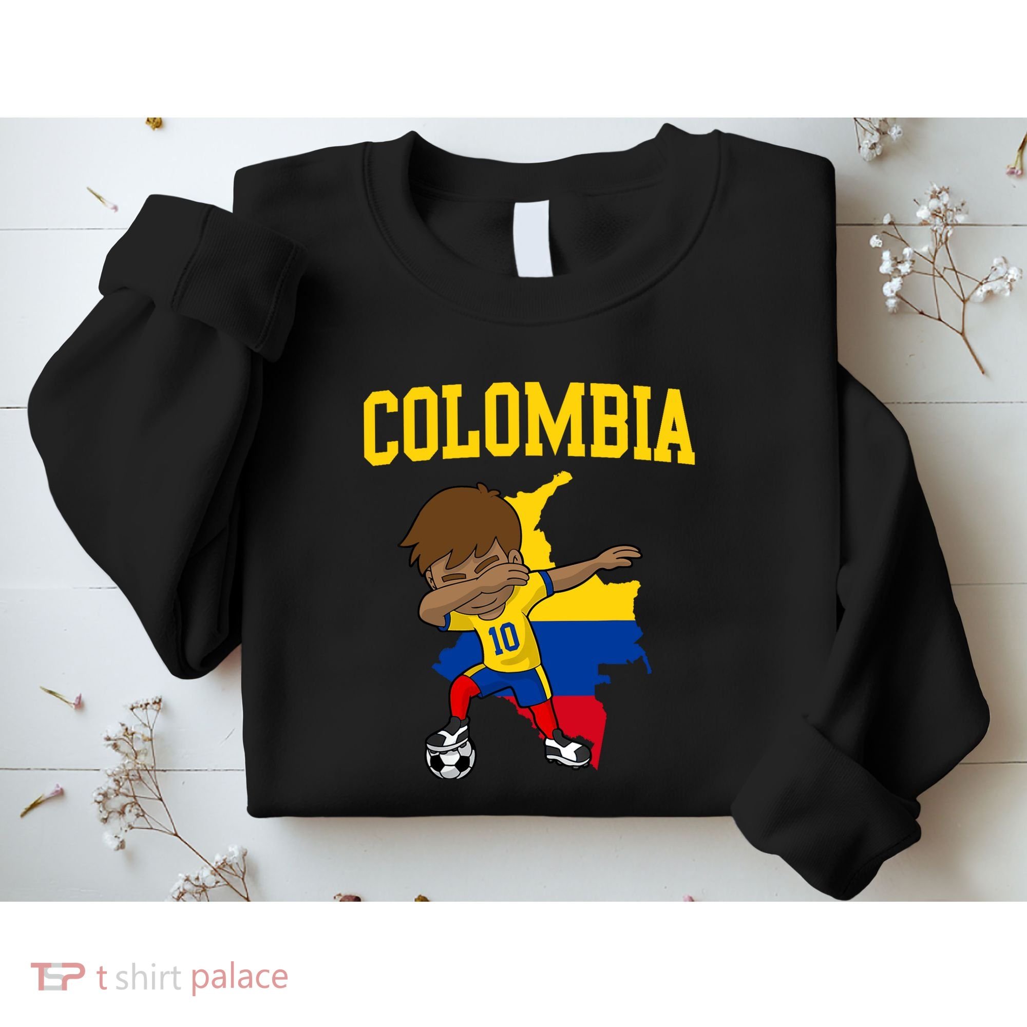 Colombia Soccer Colombian Football Dabbing Sweatshirt