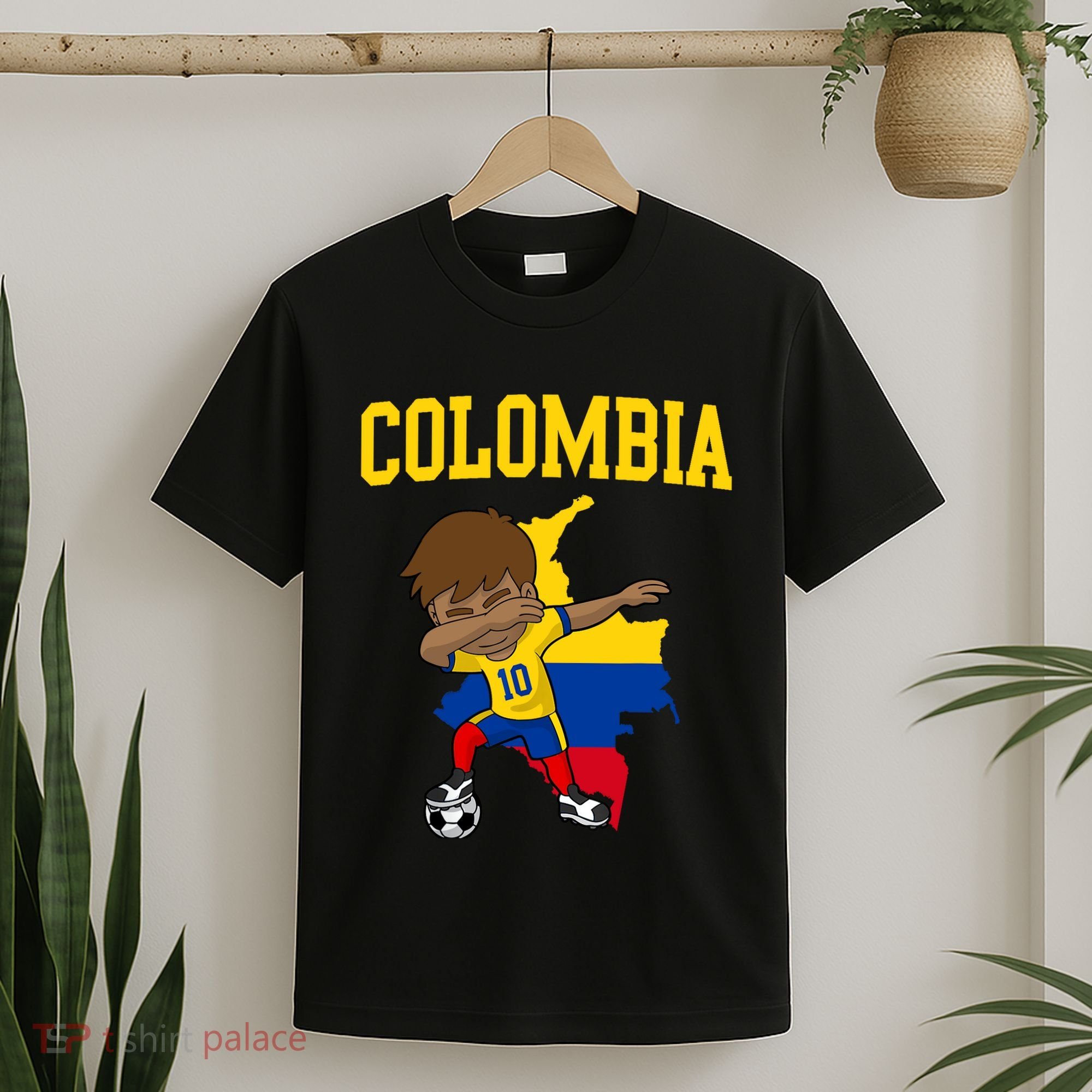Colombia Soccer Colombian Football Dabbing T-Shirt