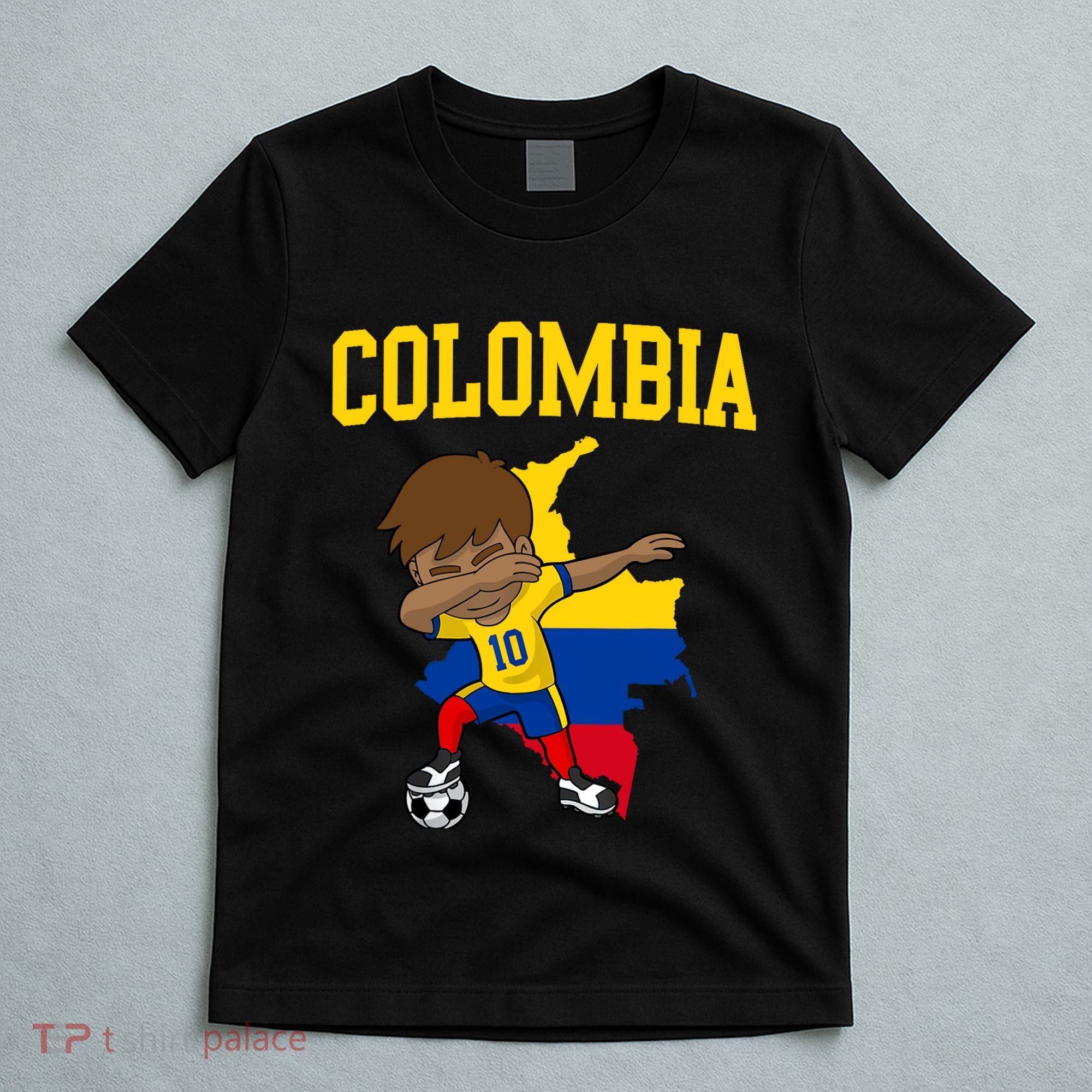 Colombia Soccer Colombian Football Dabbing T-Shirt