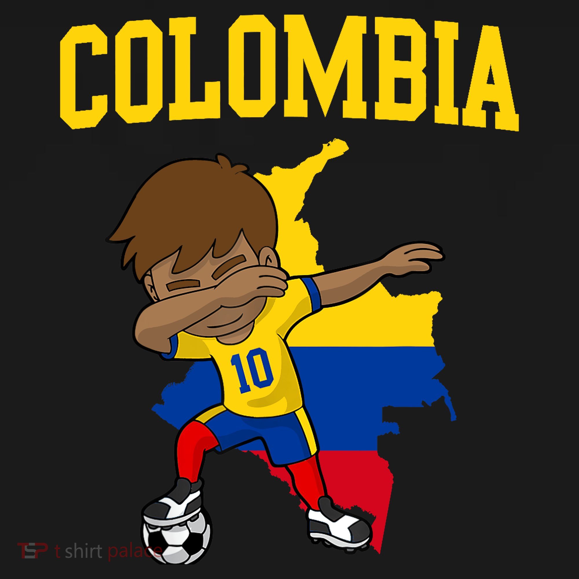 Colombia Soccer Colombian Football Dabbing Mousepad