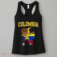 Colombia Soccer Colombian Football Dabbing Women's Tank Top thumb 3