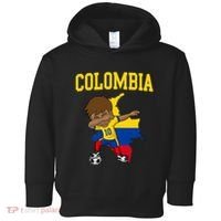 Colombia Soccer Colombian Football Dabbing Toddler Hoodie thumb 0