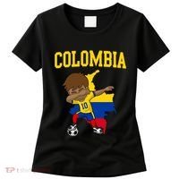 Colombia Soccer Colombian Football Dabbing Women's T-Shirt thumb 0