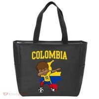 Colombia Soccer Colombian Football Dabbing Tote Bag thumb 0
