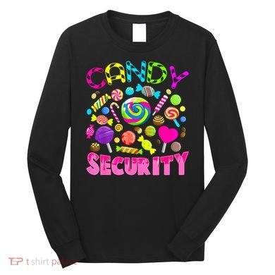 Candy Security Candyland Costume Teens Adult Long Sleeve Shirt