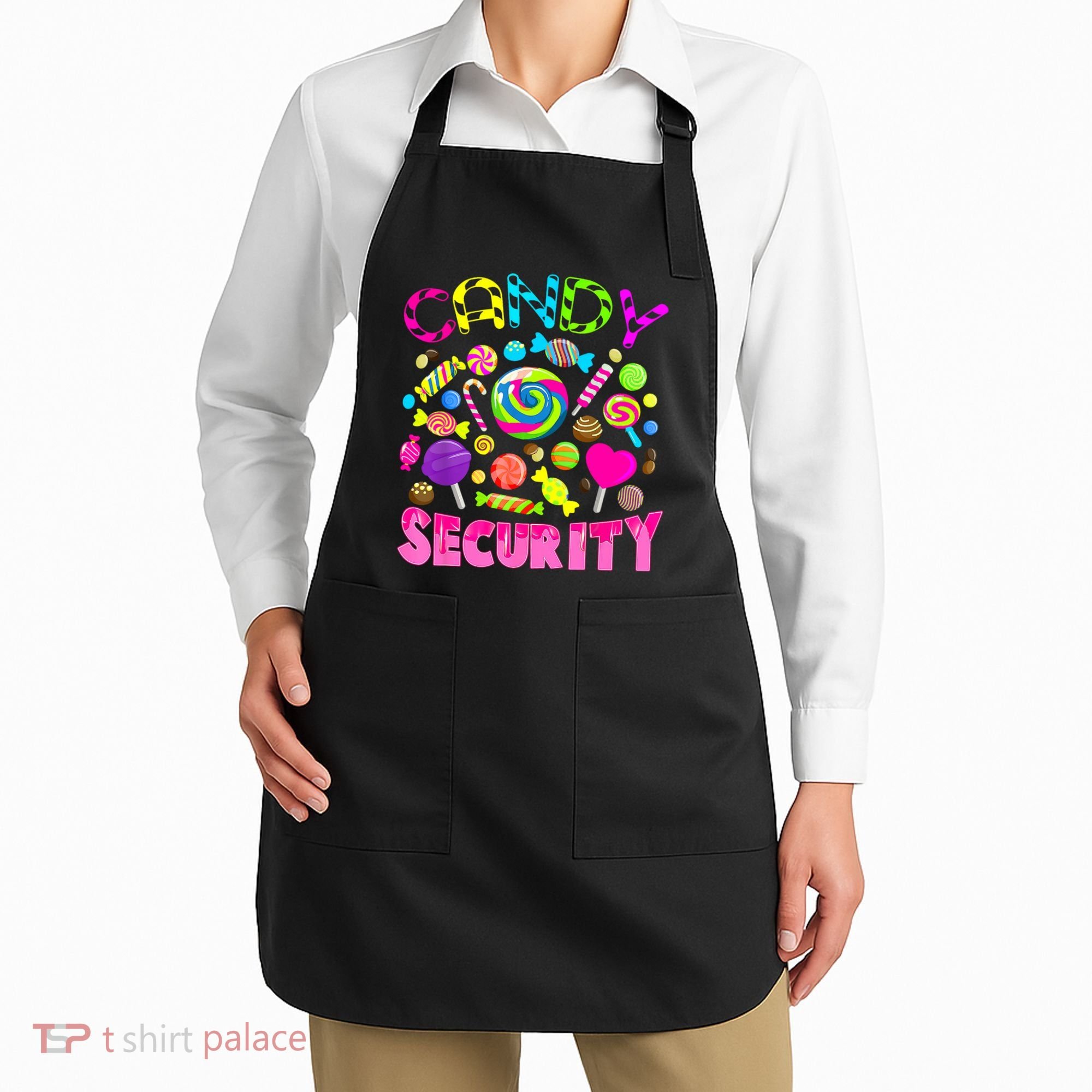 Candy Security Candyland Costume Teens Adult Apron