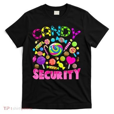Candy Security Candyland Costume Teens Adult T-Shirt