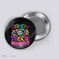 Candy Security Candyland Costume Teens Adult Button thumb 0
