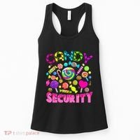 Candy Security Candyland Costume Teens Adult Women's Tank Top thumb 0