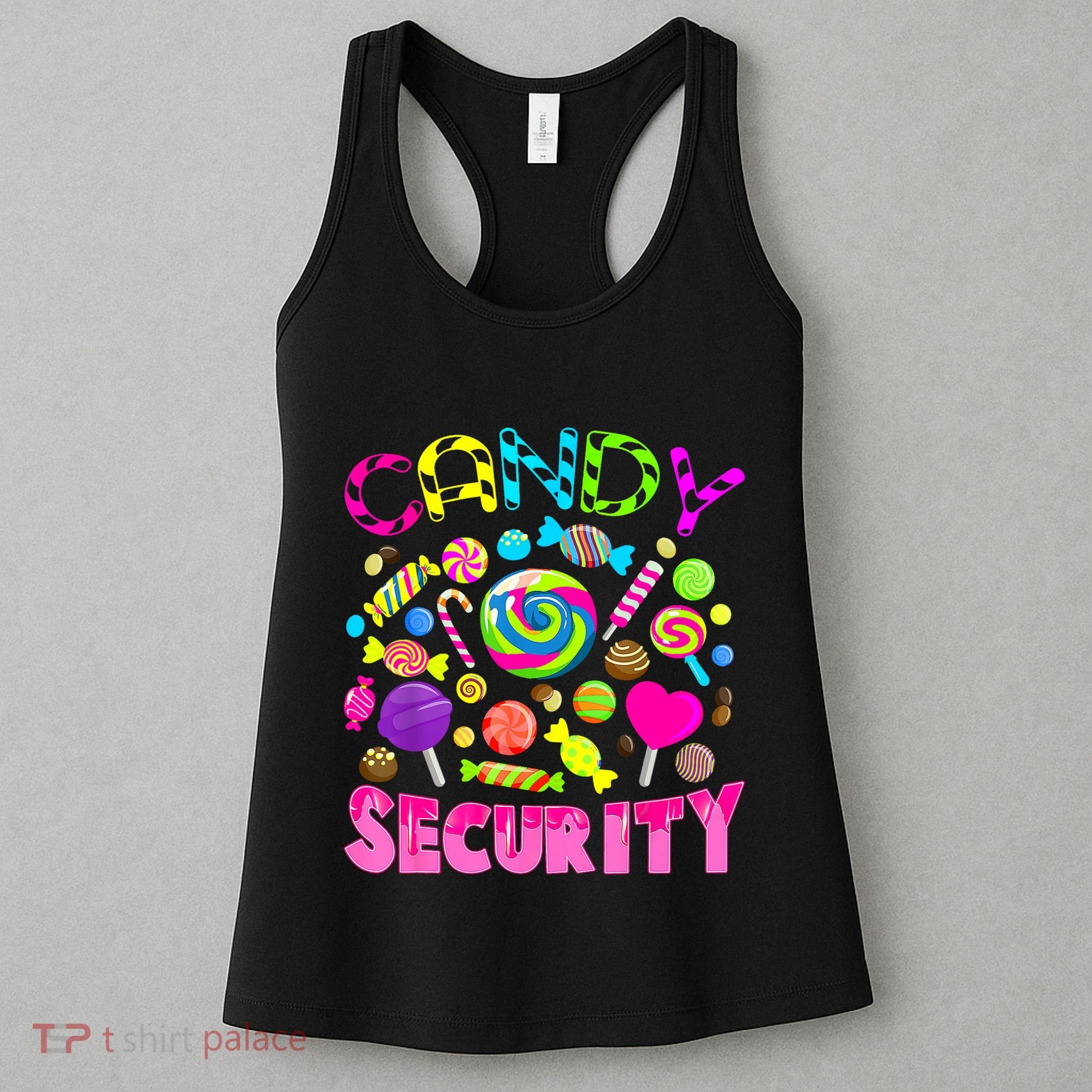 Candy Security Candyland Costume Teens Adult Women's Tank Top