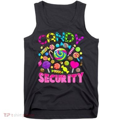 Candy Security Candyland Costume Teens Adult Tank Top