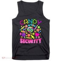 Candy Security Candyland Costume Teens Adult Tank Top thumb 0