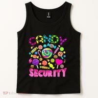 Candy Security Candyland Costume Teens Adult Tank Top thumb 2