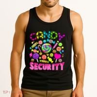Candy Security Candyland Costume Teens Adult Tank Top thumb 3