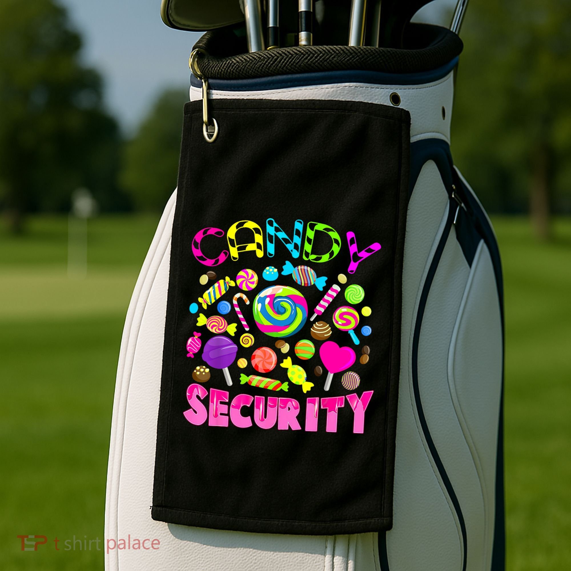 Candy Security Candyland Costume Teens Adult Golf Towel