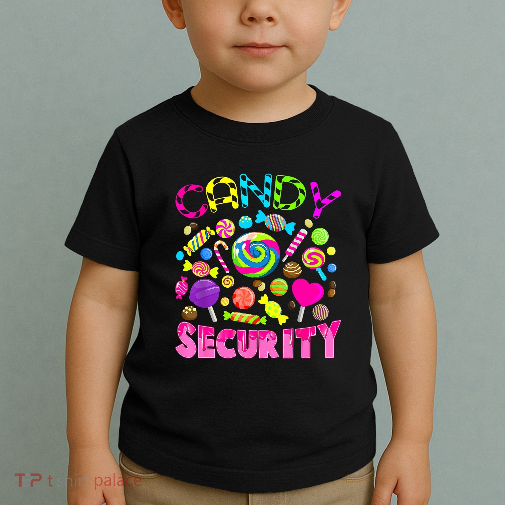 Candy Security Candyland Costume Teens Adult Toddler T-Shirt