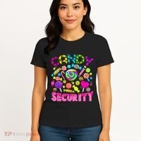 Candy Security Candyland Costume Teens Adult Women's T-Shirt thumb 4