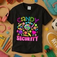 Candy Security Candyland Costume Teens Adult Kids T-Shirt thumb 3
