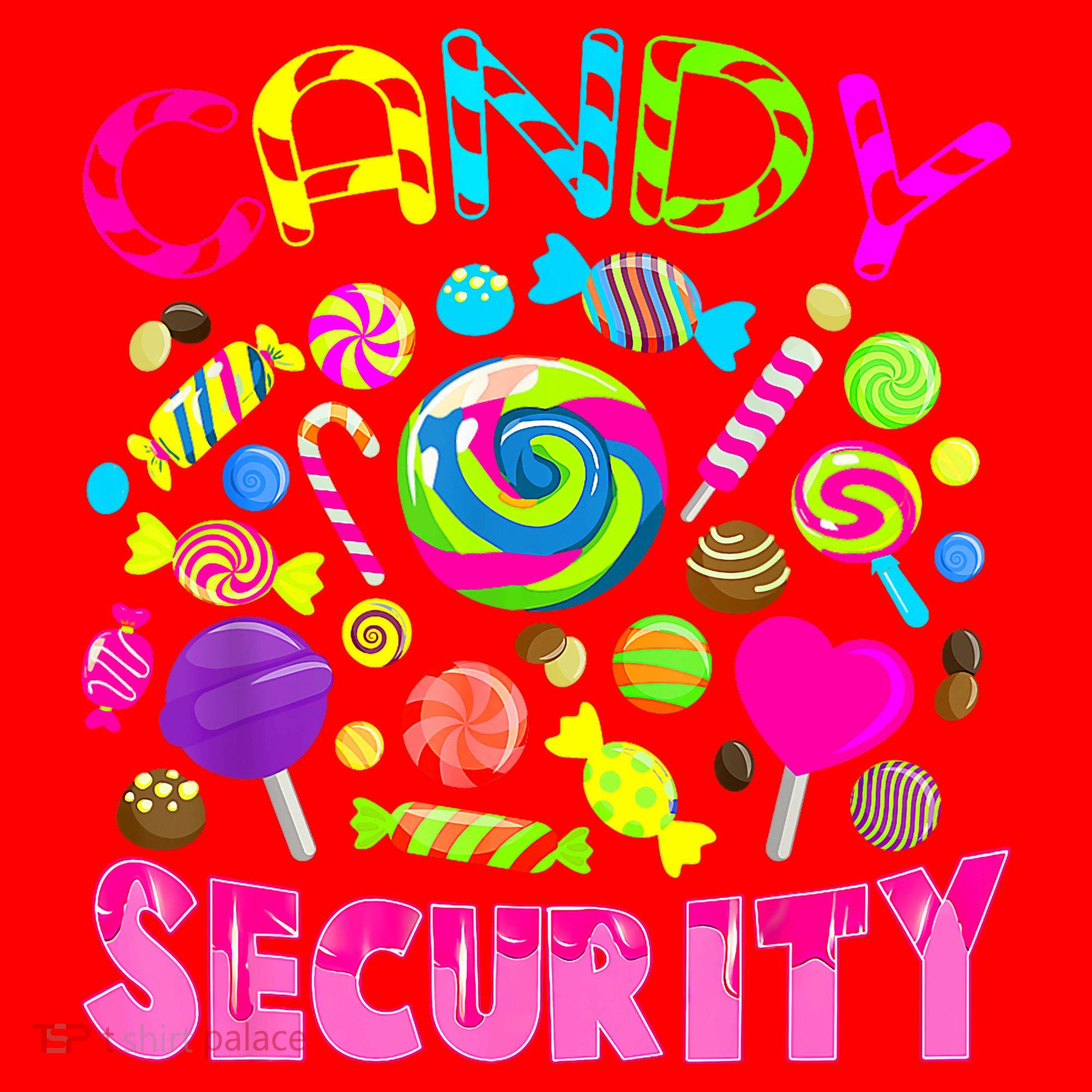 Candy Security Candyland Costume Teens Adult Santa Hat