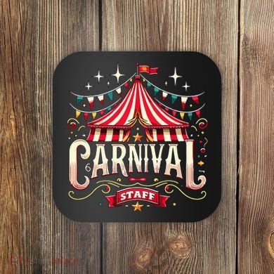 Carnival Staff Circus Matching Coaster