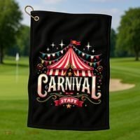 Carnival Staff Circus Matching Golf Towel thumb 1