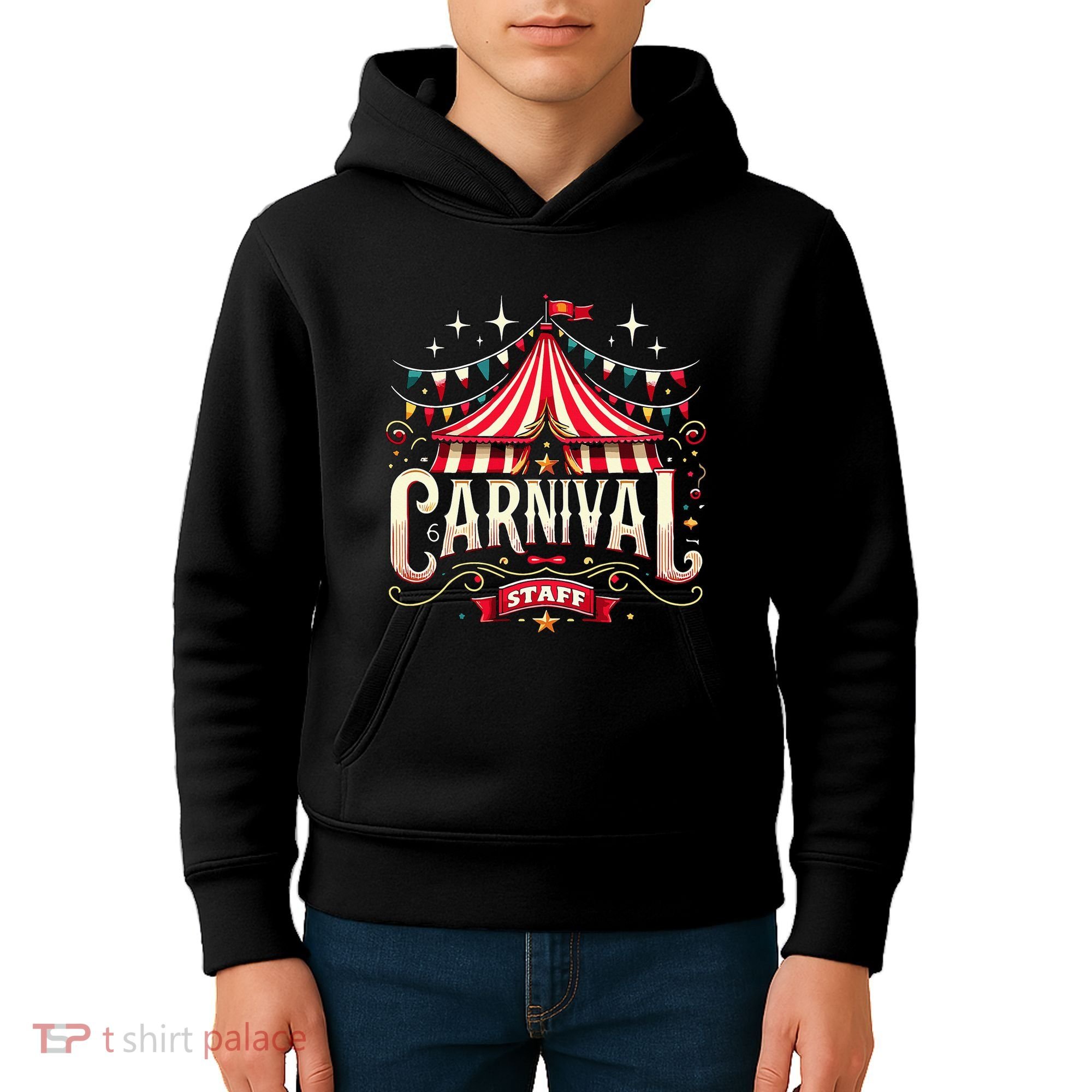 Carnival Staff Circus Matching Kids Hoodie