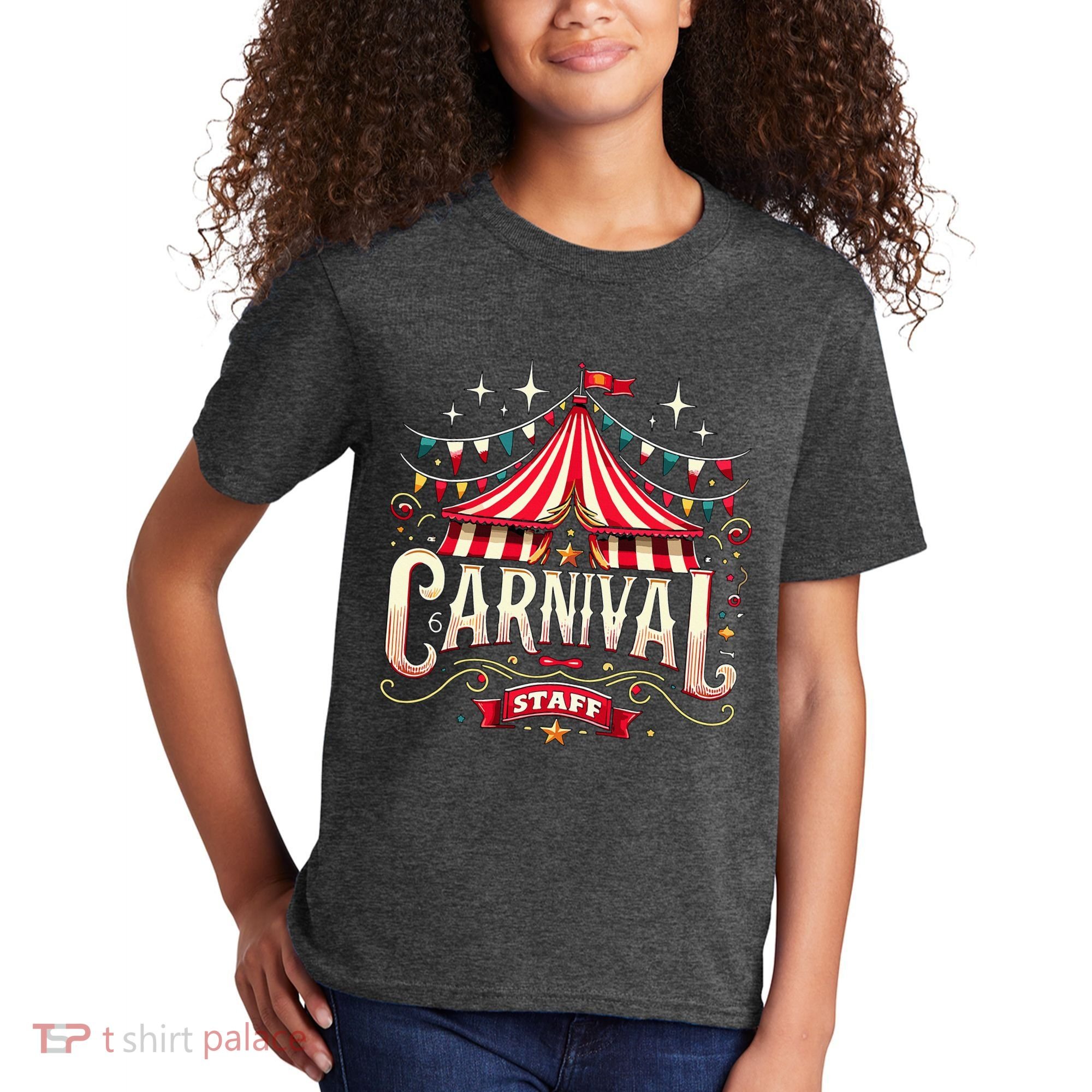 Carnival Staff Circus Matching Kids T-Shirt