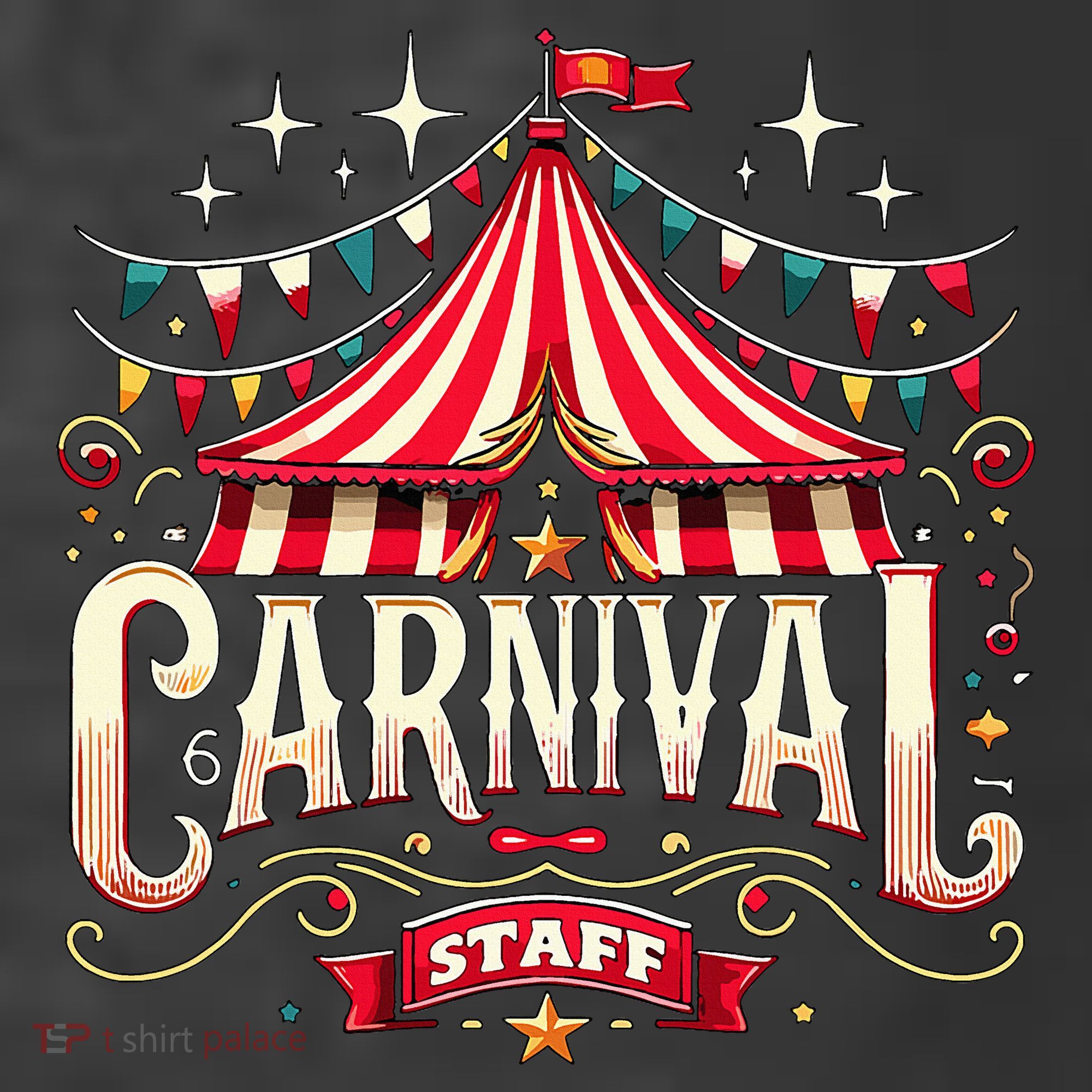 Carnival Staff Circus Matching Kids T-Shirt