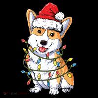 Corgi Santa Christmas Tree Lights Xmas Coffee Mug thumb 5