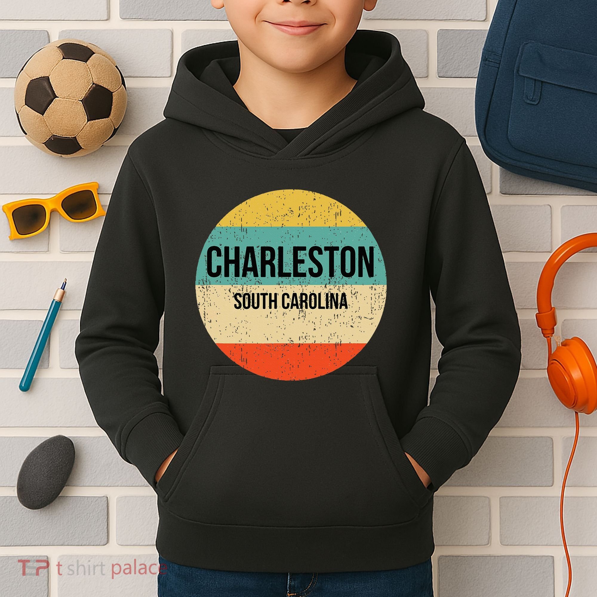 Charleston South Carolina Charleston Kids Hoodie