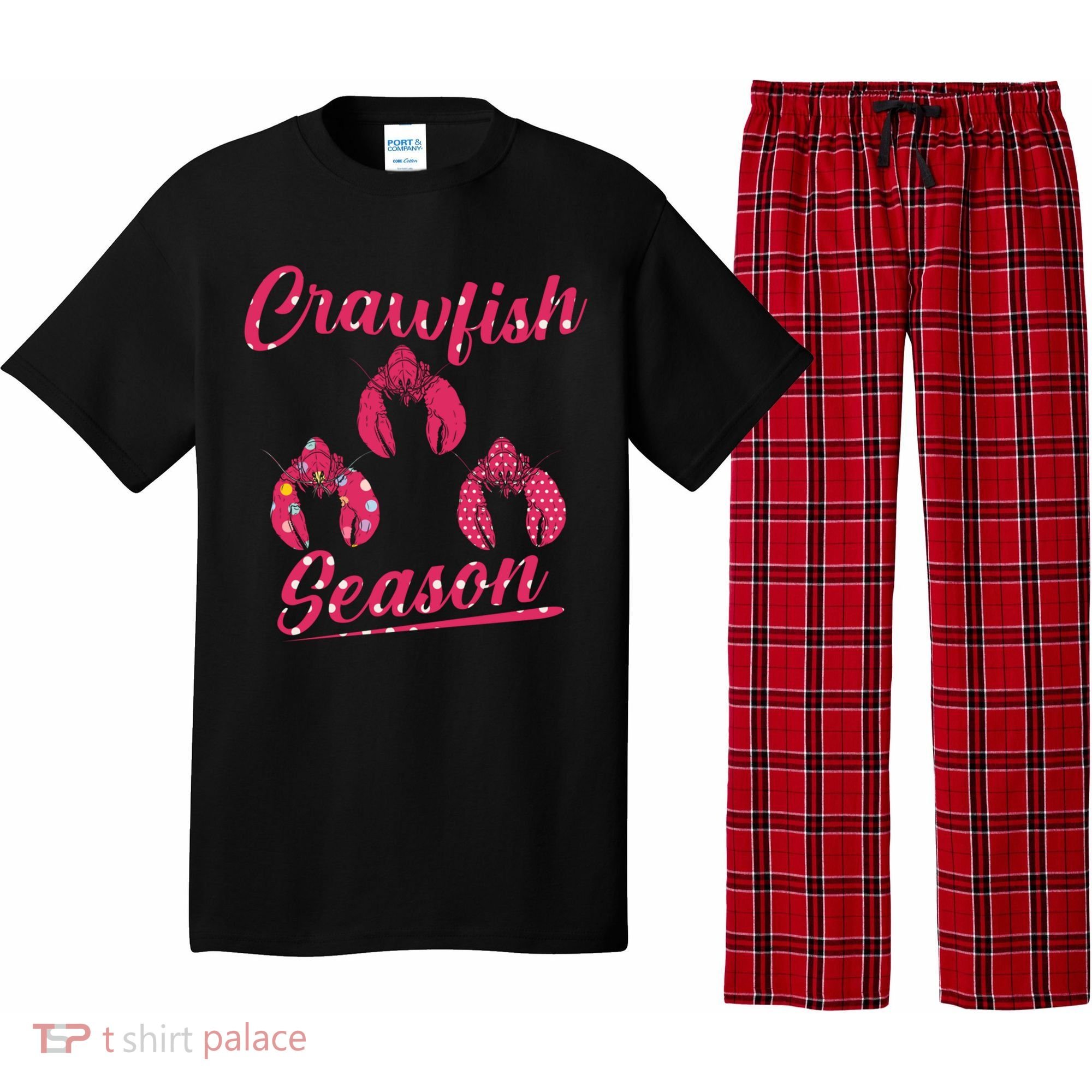 Crawfish Season Crayfish Cook Boil Lobster Gift Pajama Set