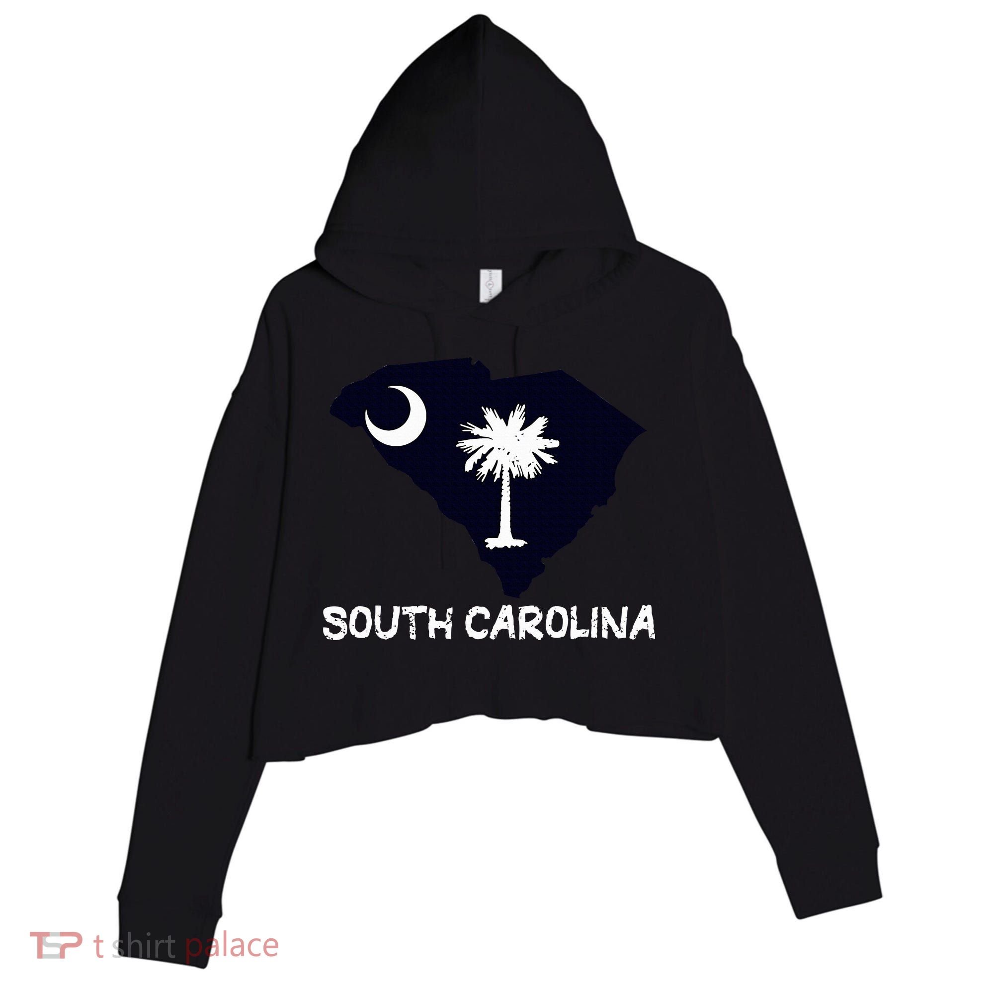 Cool South Carolina State Crop Fleece Hoodie