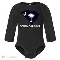 Cool South Carolina State Baby Long Sleeve Bodysuit thumb 0