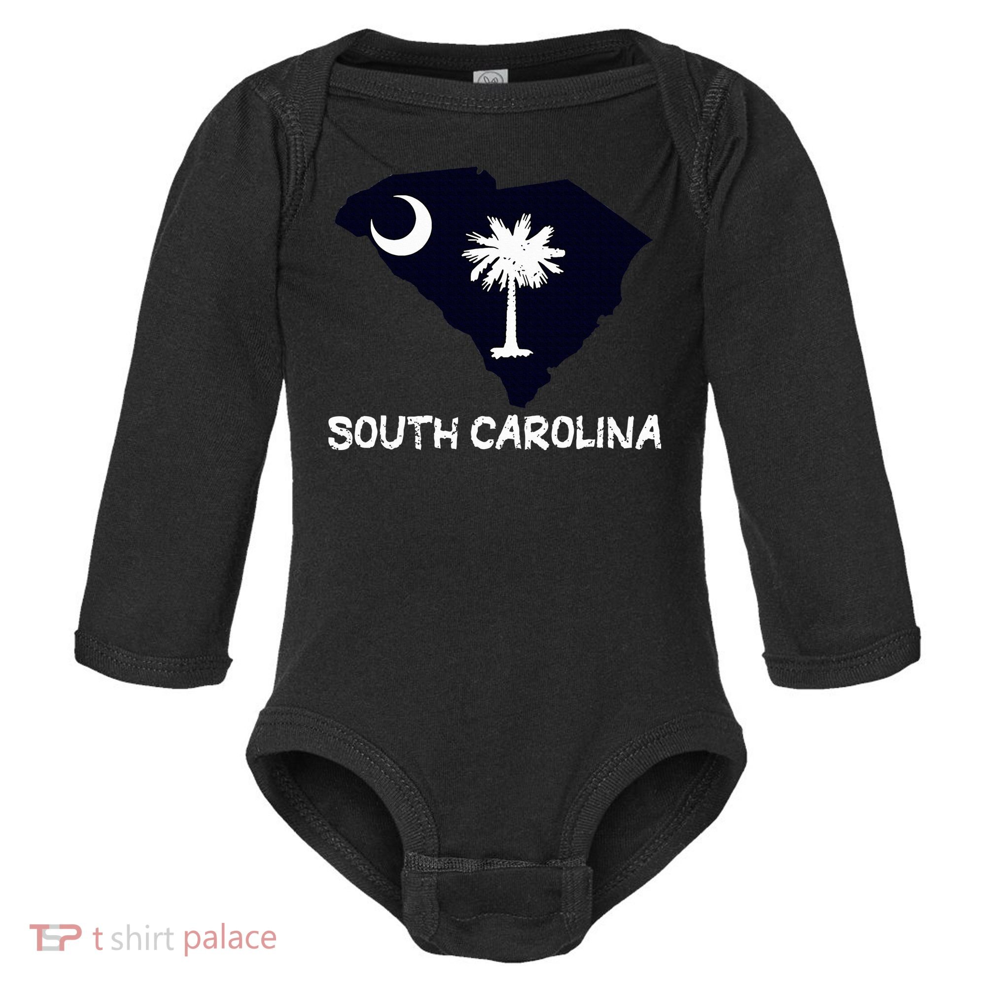 Cool South Carolina State Baby Long Sleeve Bodysuit