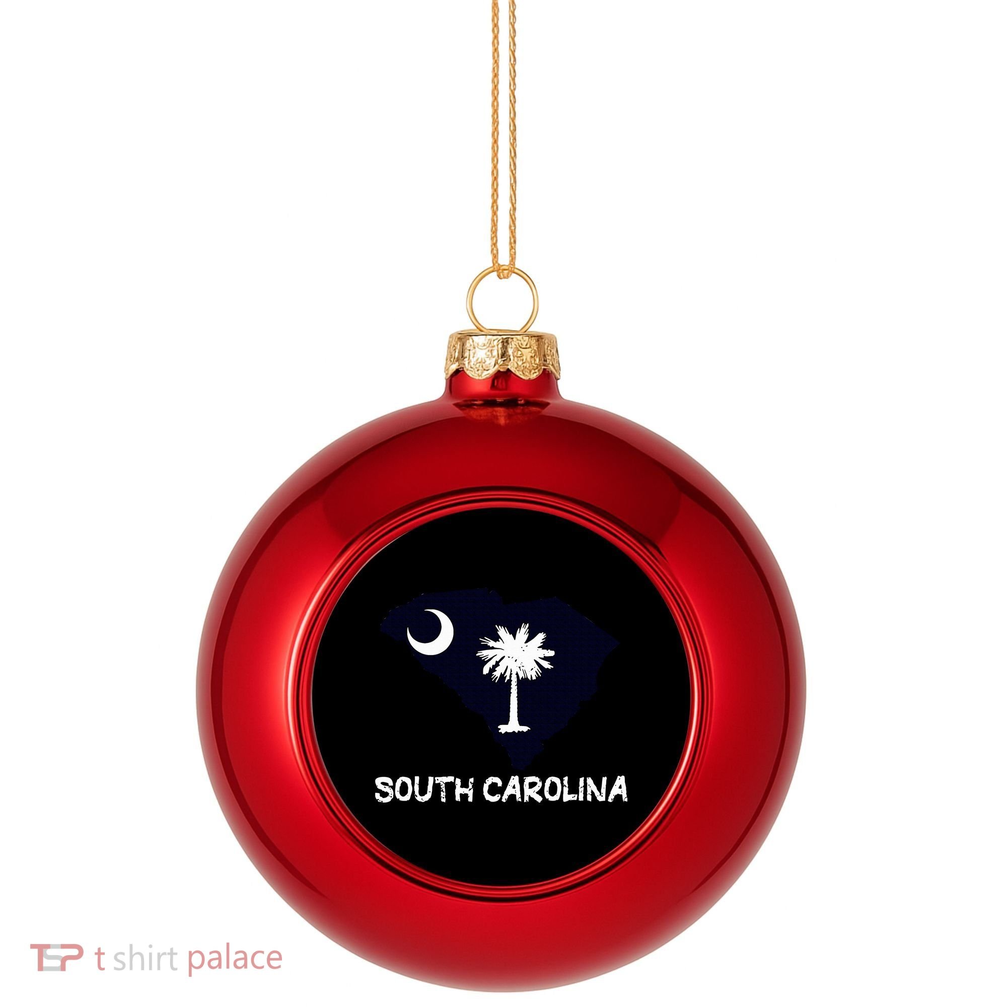 Cool South Carolina State Plastic Christmas Ball Ornament