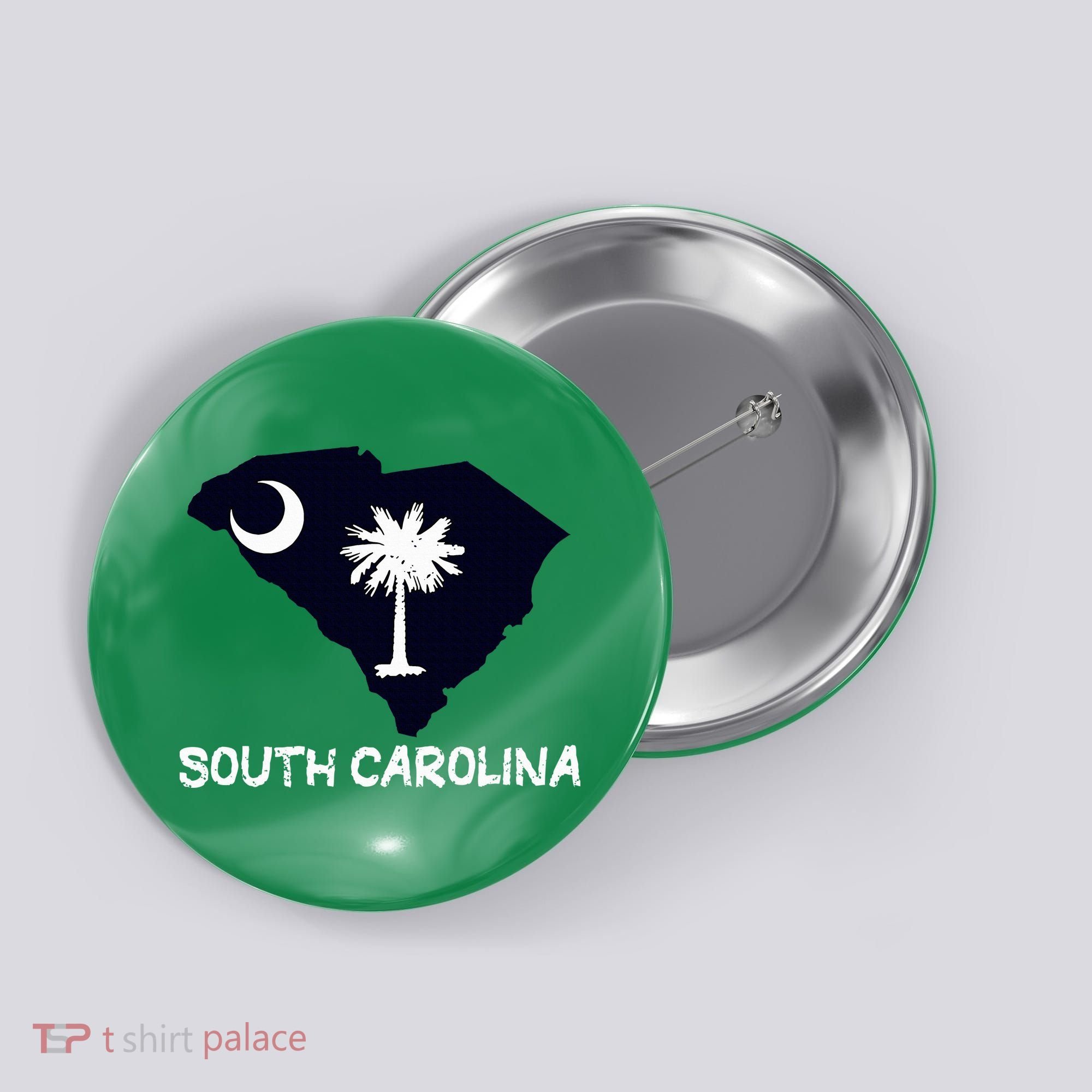 Cool South Carolina State Button