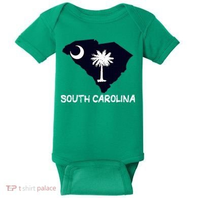 Cool South Carolina State Baby Bodysuit