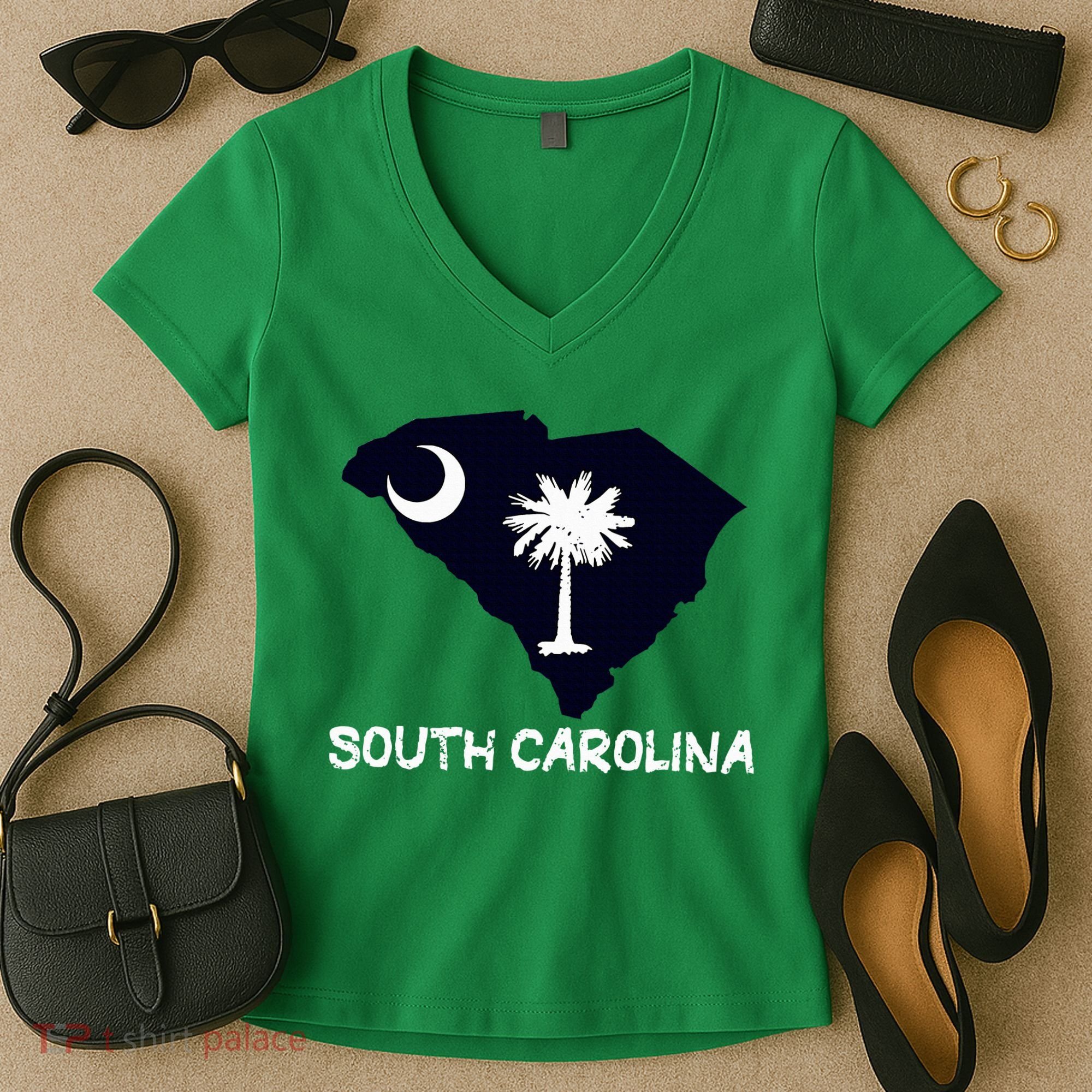 Cool South Carolina State Women's V-Neck T-Shirt