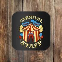 Carnival Staff Circus Event Security Ringmaster Lover Gift Coaster thumb 0
