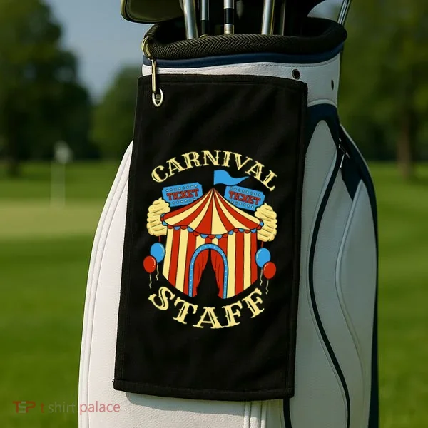 Carnival Staff Circus Event Security Ringmaster Lover Gift Golf Towel