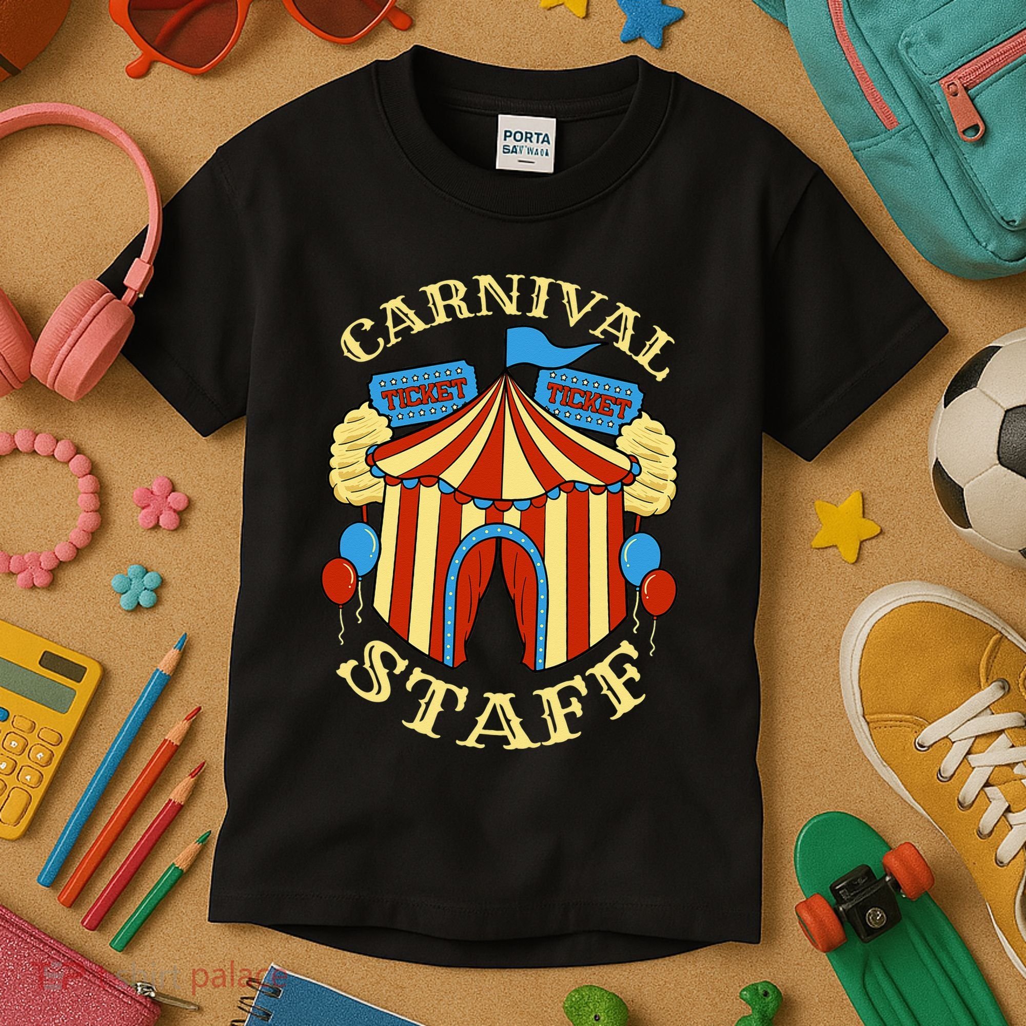 Carnival Staff Circus Event Security Ringmaster Lover Gift Kids T-Shirt