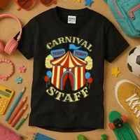 Carnival Staff Circus Event Security Ringmaster Lover Gift Kids T-Shirt thumb 3