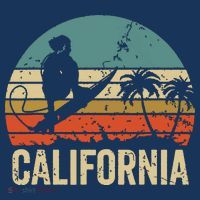 California Surf CA Vintage Retro Men Women Kids Surfer Sunset T-Shirt thumb 7