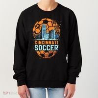Cincinnati Soccer City Skyline Cool Cincy 513 Women's Sweatshirt thumb 0