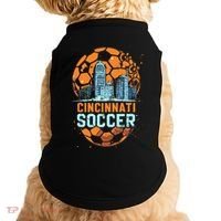 Cincinnati Soccer City Skyline Cool Cincy 513 Doggie Tank thumb 0