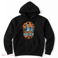 Cincinnati Soccer City Skyline Cool Cincy 513 Hoodie thumb 0