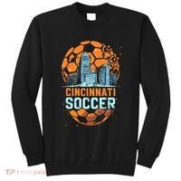 Cincinnati Soccer City Skyline Cool Cincy 513 Sweatshirt thumb 0