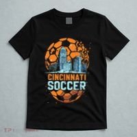 Cincinnati Soccer City Skyline Cool Cincy 513 T-Shirt thumb 5